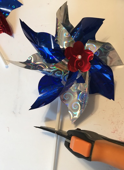 Head to the dollar tree and grab your supplies to create a patriotic pinwheel wreath. Find out how to make this wreath by following this easy tutorial. 