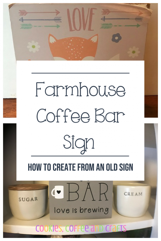 Coffee is my favorite drink and has a special place in my kitchen. It needed a cute coffee bar sign to go with my new farmhouse kitchen. #coffeebar #Coffee #Coffeebarsign #Farmhouse #farmhousekitchen #Wedding #Kitchen #Homedecor #DIY #Cricut #cute