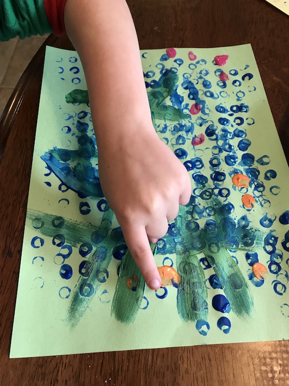 Have fun with LEGOS in a differnt way by painting an ocean scene with them. Toddlers, Preschool, Kindergarten will have fun creating this easy ocean craft with paint, LEGOS, and foam stickers. Have fun learning about ocean animals and coral reefs with this sea themed craft. #OceanTheme #SeaTheme #Kids #KidCraft #LEGO #painting #Toddlers #preschool #Kindergarten #OceanCraft #SeaCraft #DIY #PreschoolIdea #KindergartenCraft #ToddlerCraft #Paint #KidsIdea 
