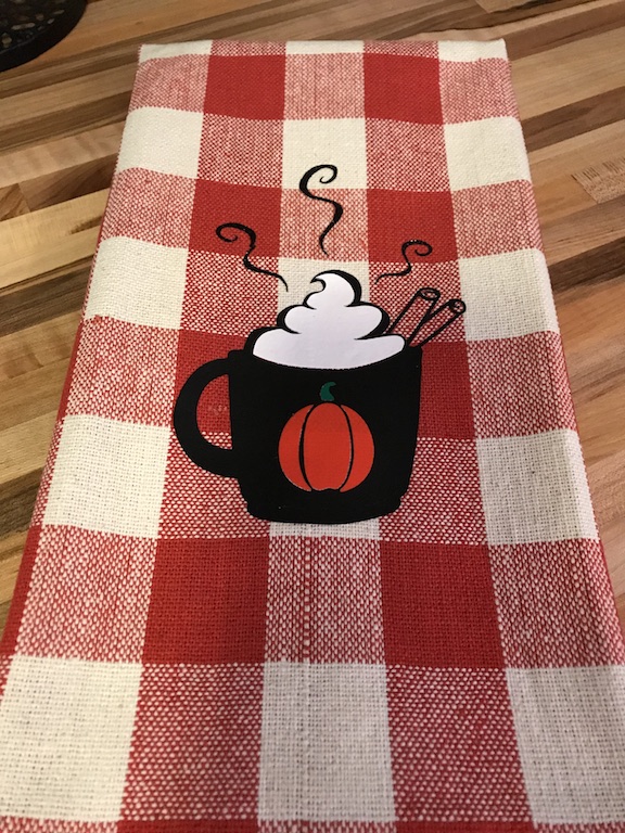 Pumpkin Spice Latte Towel 