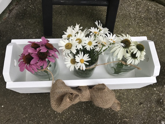 inding a tool box at the thrirt store was a great find! Follow this easy DIY to have a year round porch decor with a farmhouse and country feel. This porch decor is perfect for fall, summer, spring, and winter. #PorchDecor #FallPorchDecor #SummerPorchDecor #SpringPorchDecor #WinterPorchDecor #Fall #Summer #Spring #Winter #FrontPorch #Repurposeit #Upcycle #ToolBox #WoodenToolBox 