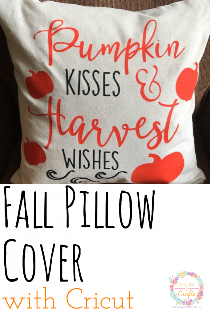 Fall Pillow Cover with Cricut