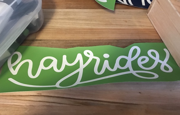 Making a Vinyl Stencil for Sign