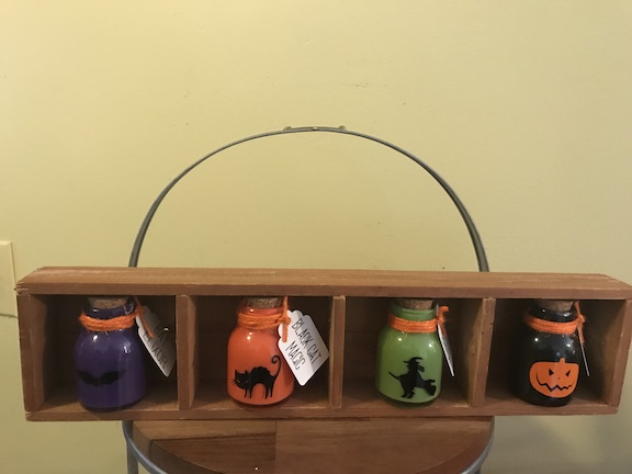 Halloween Potion Bottles Display 