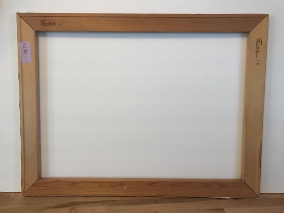 Picture Frame to Make Weekly Chalkboard Calendar
