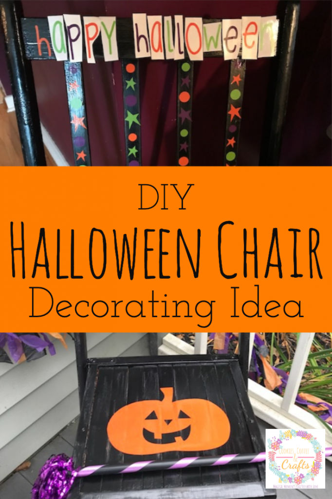 DIY Halloween Chair Decorating Idea