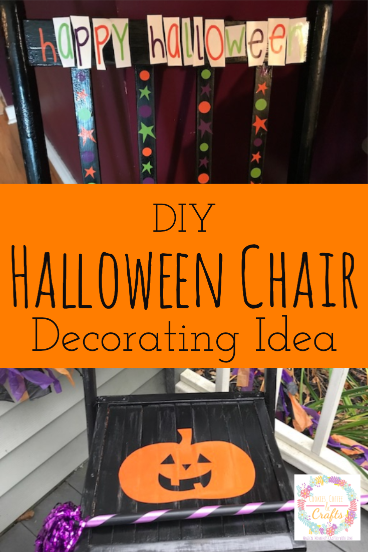 Cute Halloween Chair for the Porch