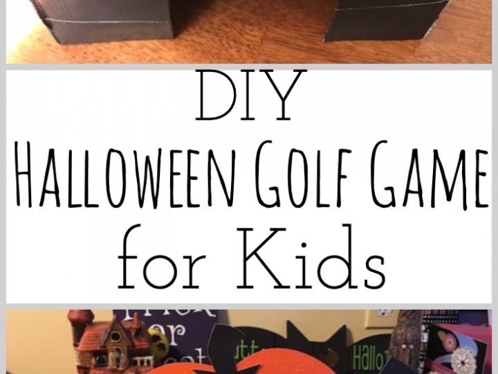 DIY Halloween Golf Game for Kids