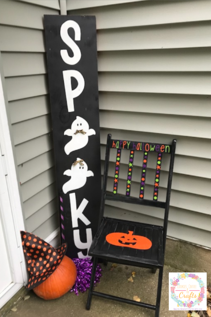 DIY Halloween Porch Sign
