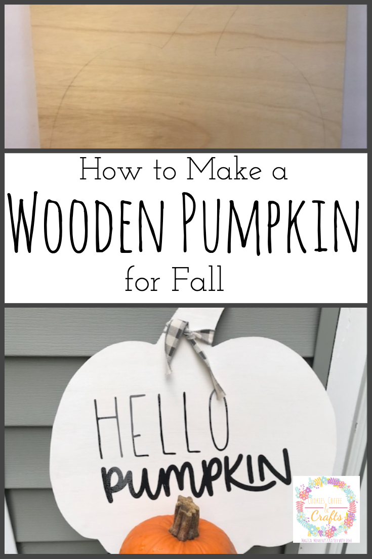 Wooden Pumpkin For Fall