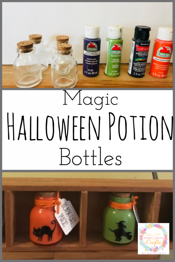 Magic Halloween Potion Bottles