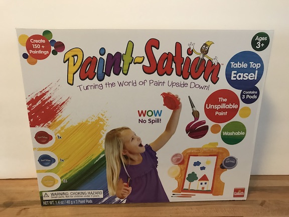 Every mom and child should have this easy no spill, mess free paint station. It's a simple way to let your child create and paint with an easy clean up. Perfect for boys and girls and all year round. #PaintforKids #Parenting #GiftGuide #Christmas #Toddler #Preschool #MessFree #PaintStation #CreativeKids #Kids 