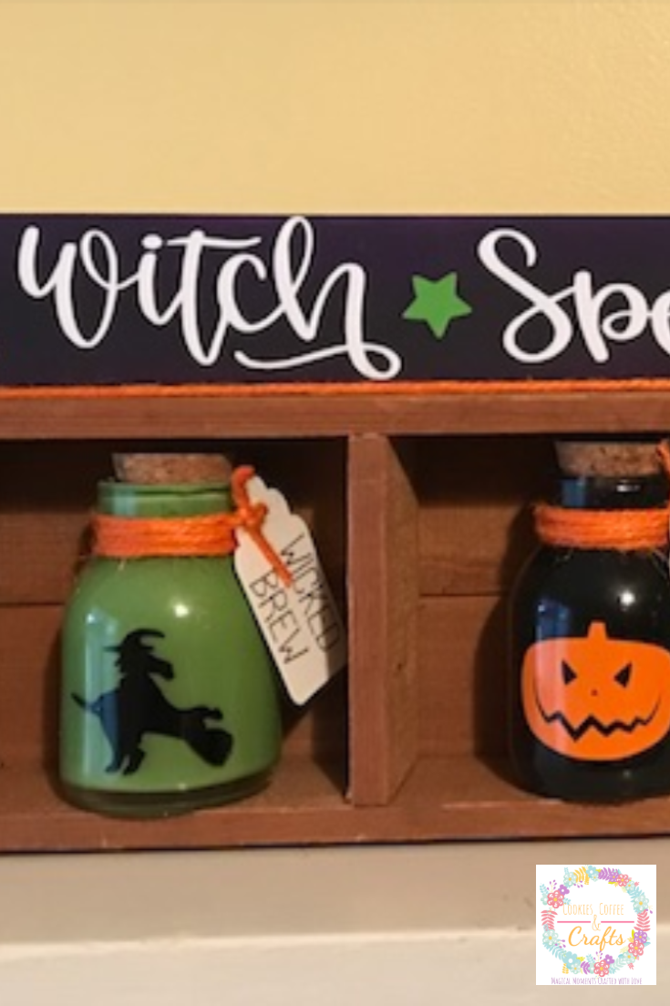 Magic Halloween Potion Bottles