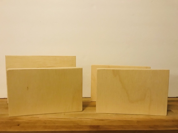 Plywood to create Rae Dunn Inspired Christmas Signs