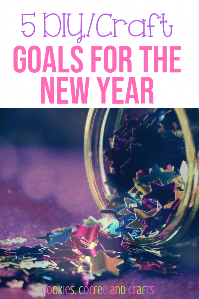 Coffee and crafting is a good day for me. This year I am creating a list of my DIY/crafting goals for the year. I'm using the inspiration from Pinterest to have fun and create a crafting bucket list. #BucketList #NewYearsResolution #Goals #List #Crafts #CraftysDIYProjects #DIY