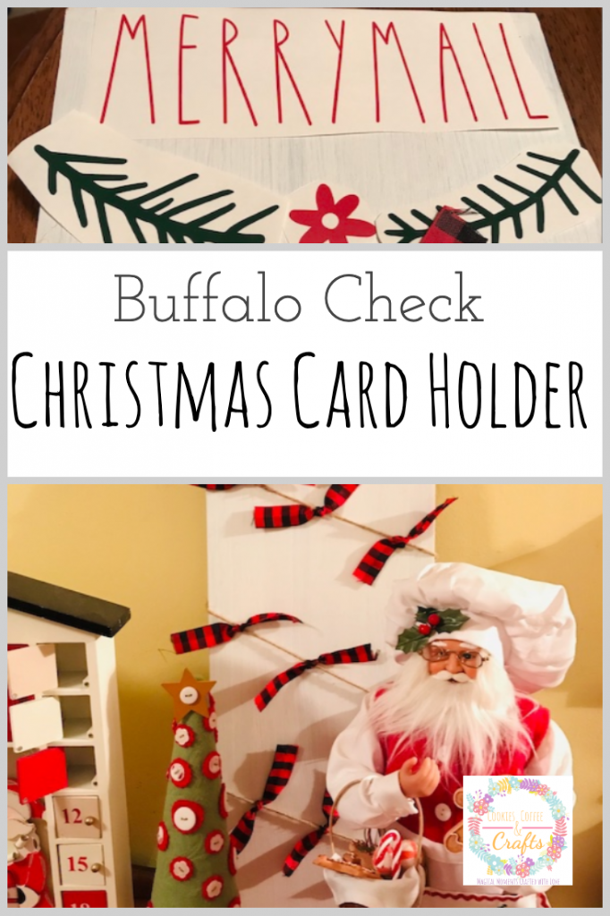 Buffalo Check Christmas Card Holder
