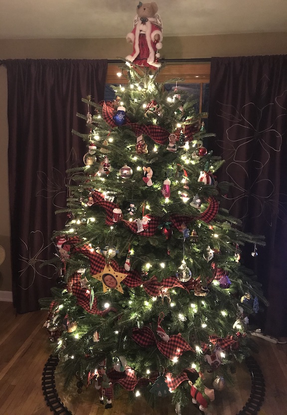Our beautiful Buffalo Check Chrismtas Tree is filled with memories. Create this special Christmas tree for your family. #BuffaloCheck #ChristmasTree #Christmas #MerryChrismtas #ChristmasDecor