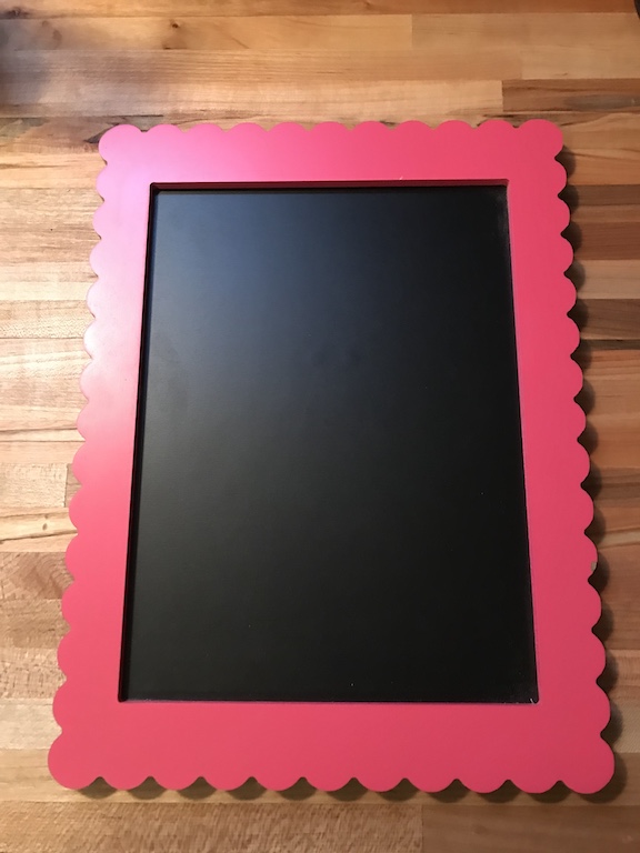 Picture frame to make a DIY Valentine's Day Decoration 