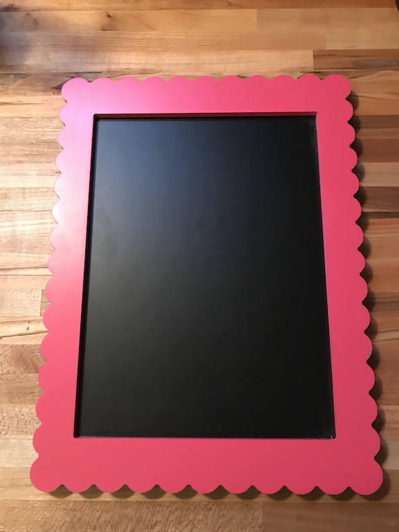 Picture frame to make a DIY Valentine's Day Decoration