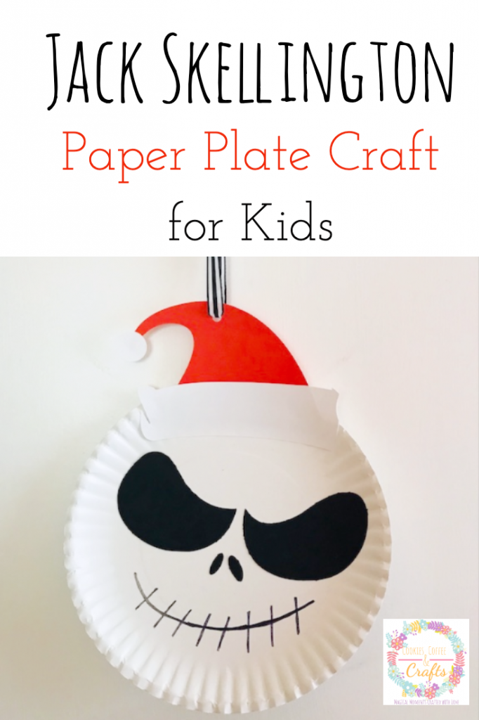 Jack Skellington Paper Plate Craft for Kids
