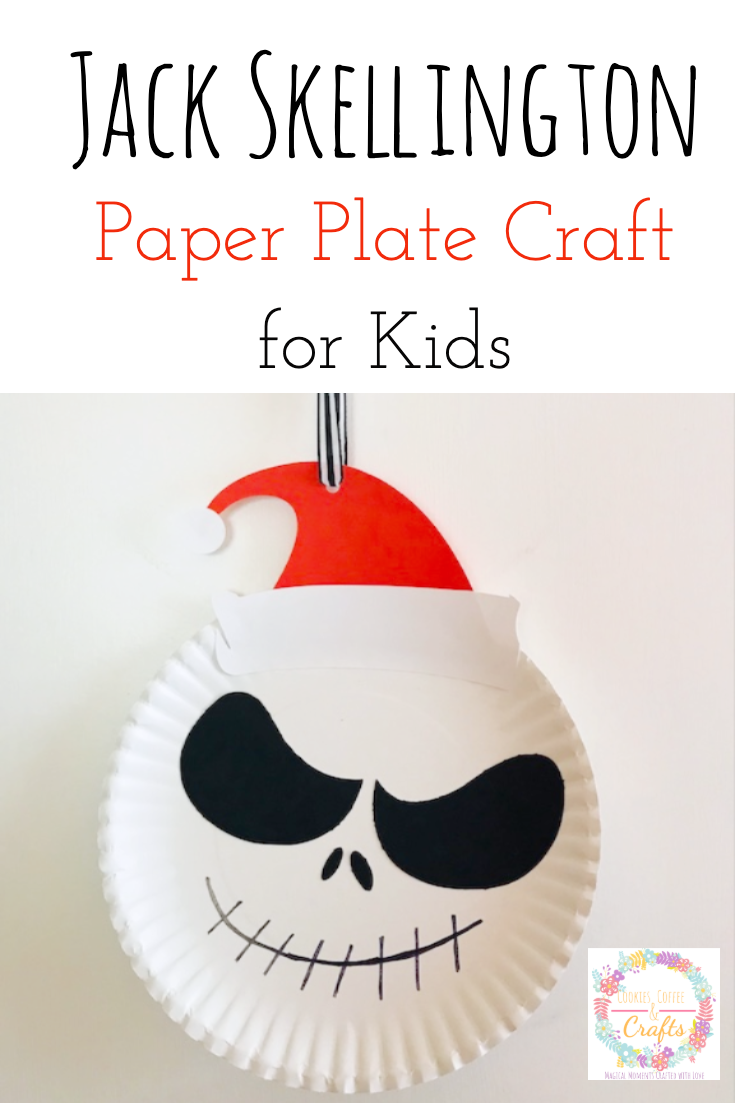 Jack Skellington Paper Plate Craft and Book