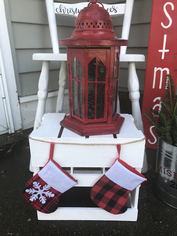  It's beginning to look a lot like Christmas with my farmhouse front entrance/porch decor/entryway decor. These simple outdoor DIY farmhouse ideas are rustic and charming with touches of buffalo check. #Christmas #Christmasdecor #ChristmasPorch #BuffaloCheck #FarmhouseChristmas 
