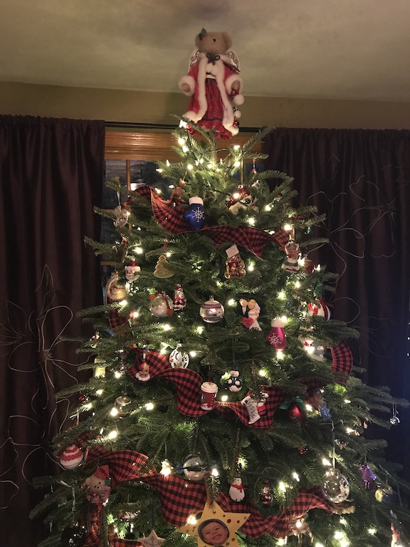 Our beautiful Buffalo Check Chrismtas Tree is filled with memories. Create this special Christmas tree for your family. #BuffaloCheck #ChristmasTree #Christmas #MerryChrismtas #ChristmasDecor 