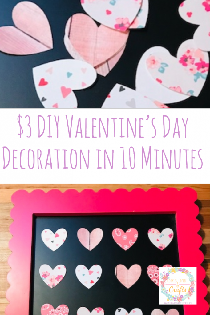 $3 DIY Valentine Day Decoration in 10 Minutes