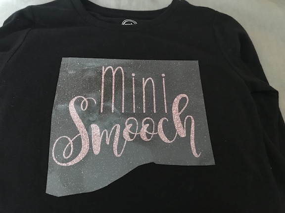 Do you and your daughter have fun nicknames? Use them to create Mommy & Me Shirts for Valentine's Day. These are perfect for your daughters and great for any occastion in life. Learn how to make Glittery Mommy & Me Valentine's Day Shirts. #MommyandMe #Mommydaughter #Valentines #ValentinesDay #CricutMade #Cricut