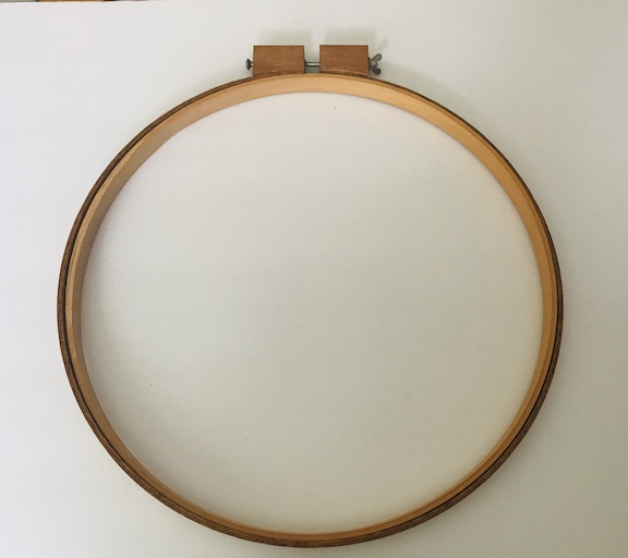 Wooden Embroidery Hoop for Tutorial