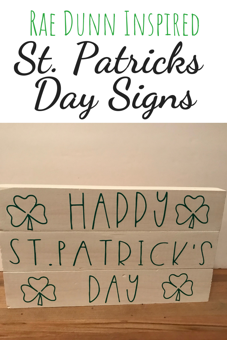 Rae Dunn Inspired Happy St.Patrick’s Day Sign