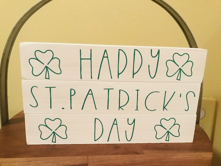 Cricut St. Patrick's Day Project 