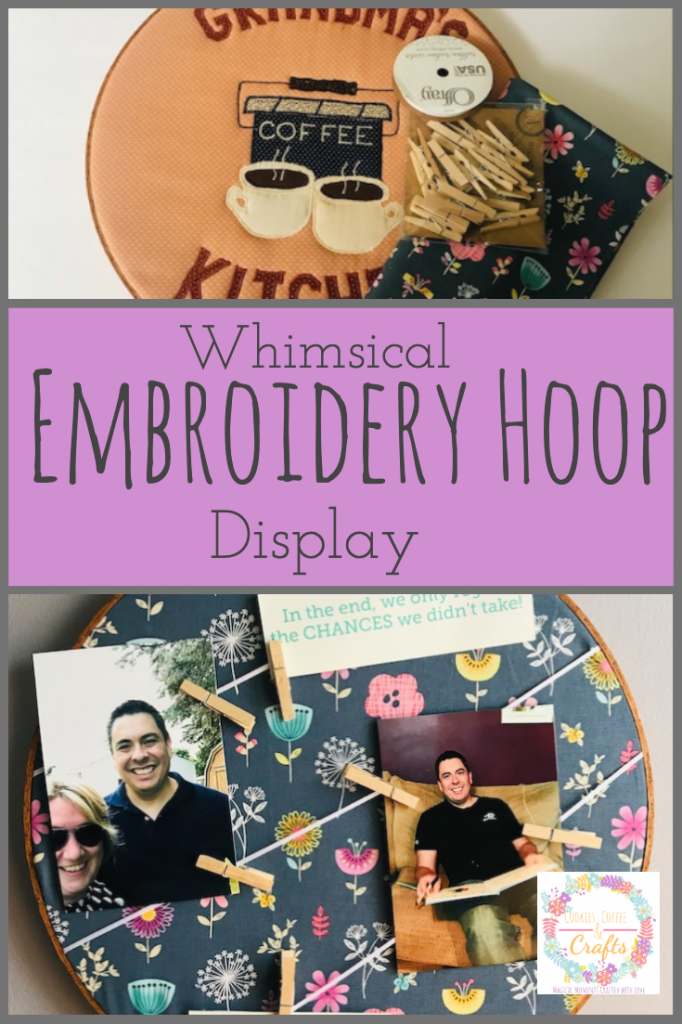 Whimsical Embroidery Hoop Display