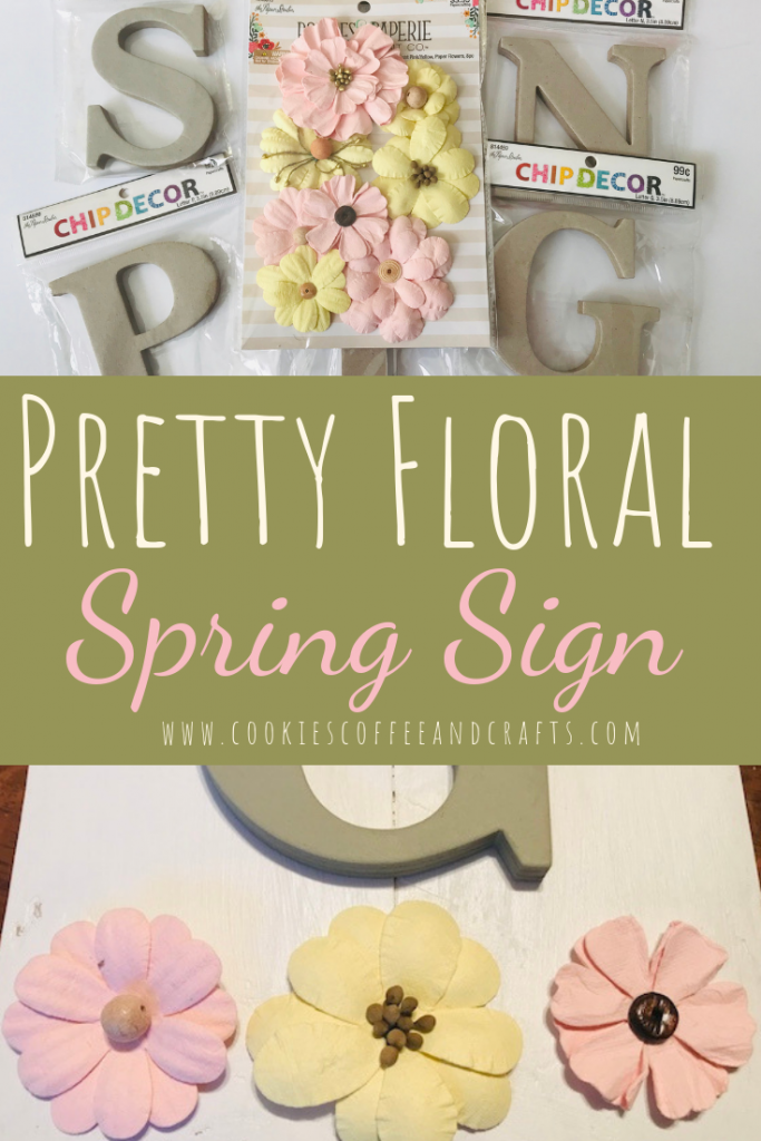 Pretty Floral Spring Sign