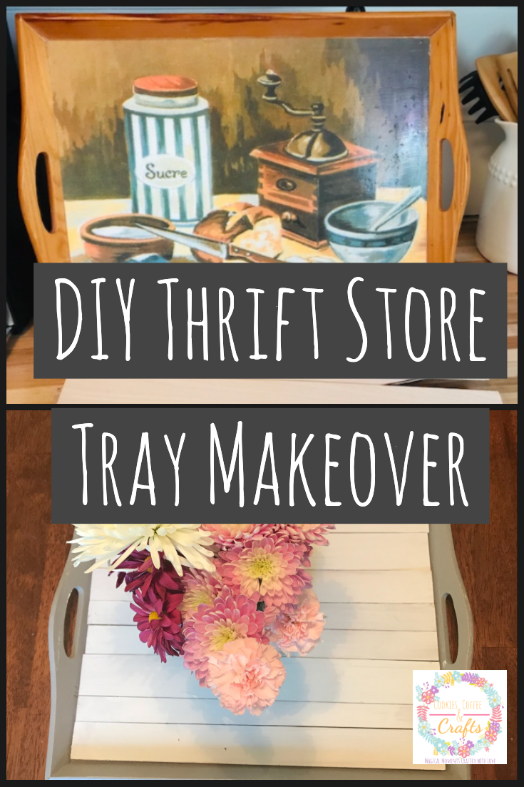 DIY Thrift Store Tray Makeover