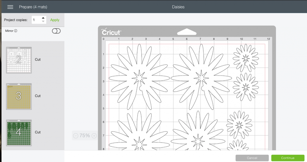 Paper Daisy to Cut 