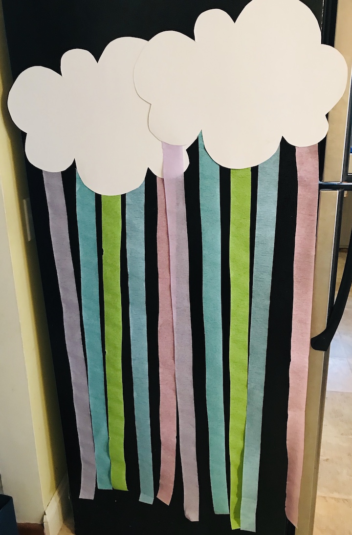 DIY Rainbow Party Backdrop