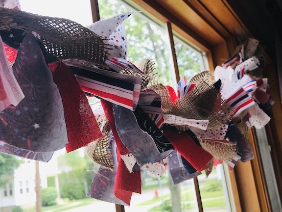 Patriotic Fabric Garland