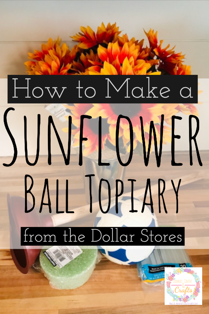 How to Make a Sunflower Ball Topiary