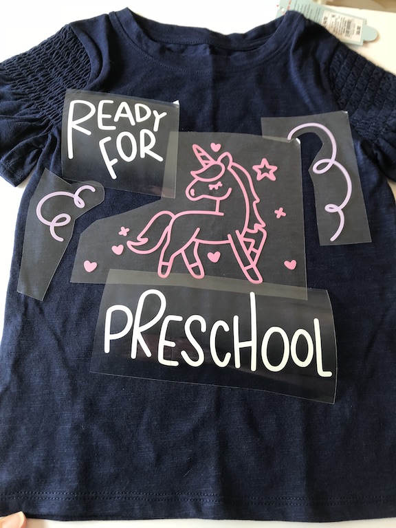 Layout Design for Preschool Shirt