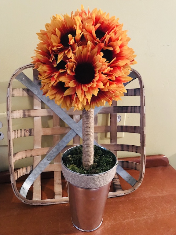 Sunflower Ball Topiary