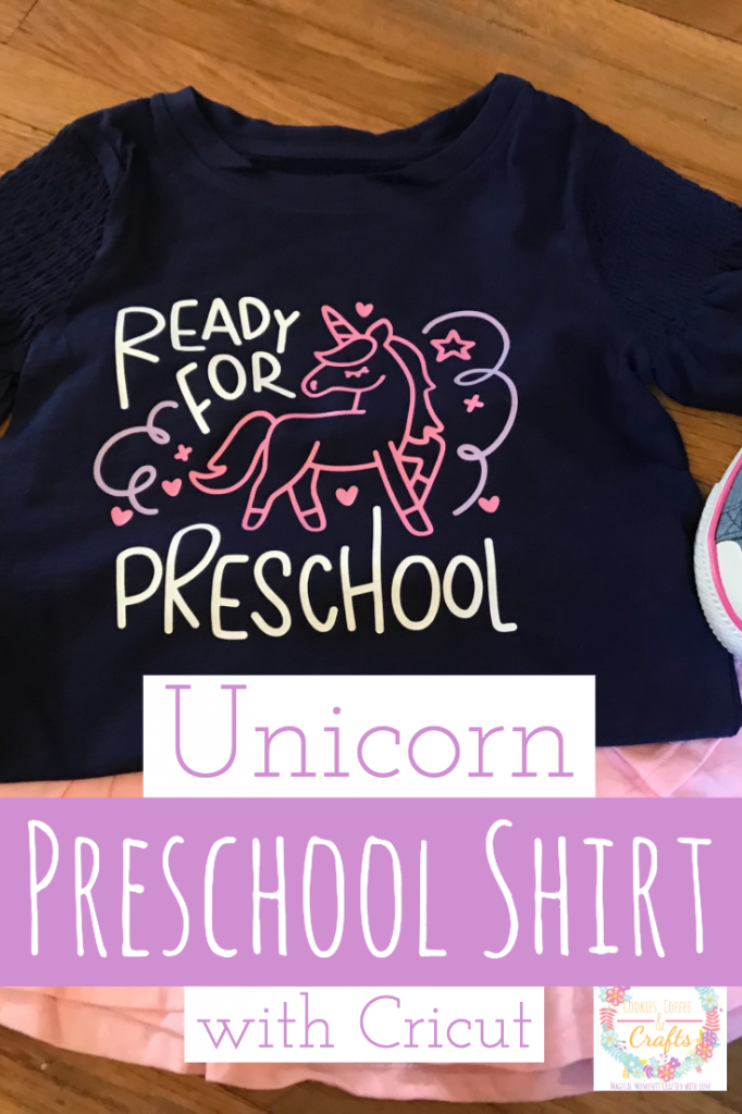 Unicorn Preschool Shirt with Cricut