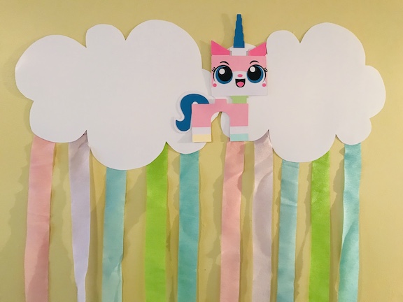 Unikitty Party Backdrop