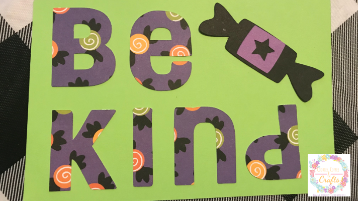 Be Kind Halloween Themed Lunch Box Note Idea 