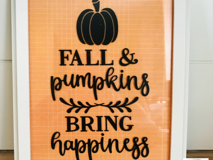 Fall Decor with Cricut