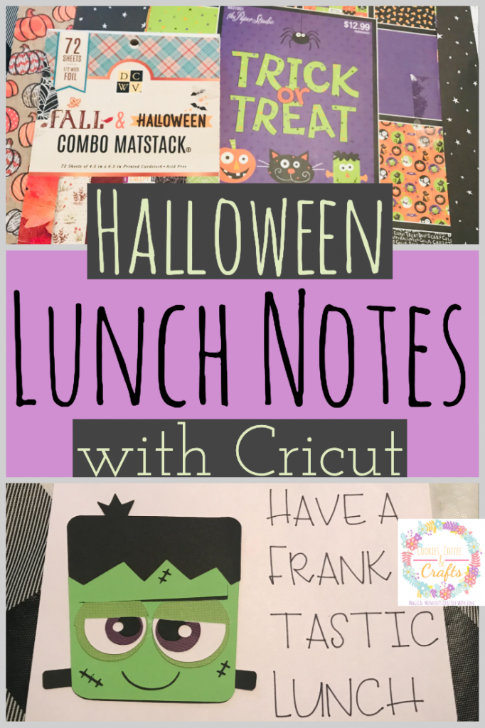 Halloween Lunch Notes with Cricut