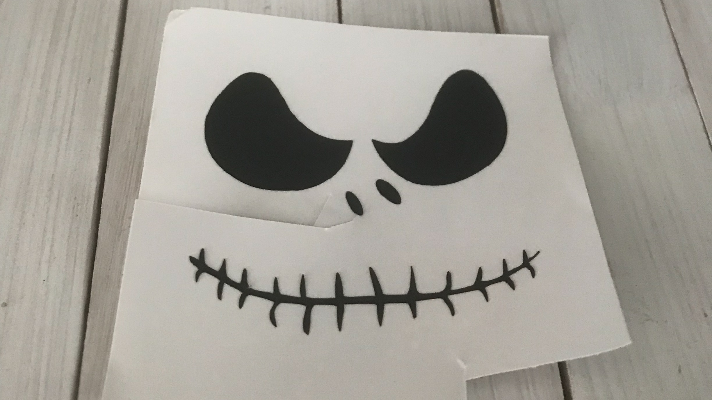 Jack Skellington Face for Kids Halloween Craft