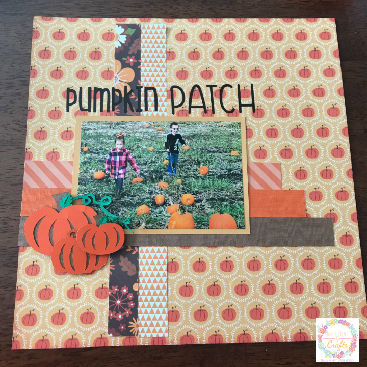 Pumpkin Patch Scrapbook Layout