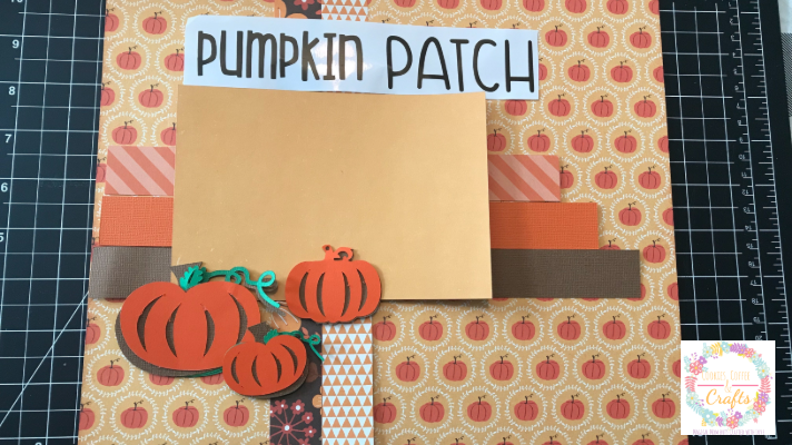 Pumpkin Patch Scrapbook Page Layout