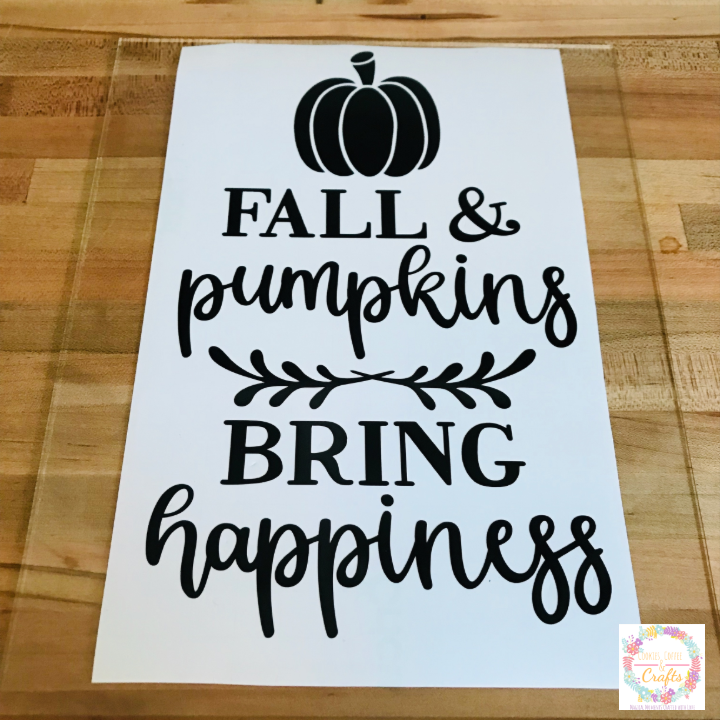 Fall Decor with Cricut